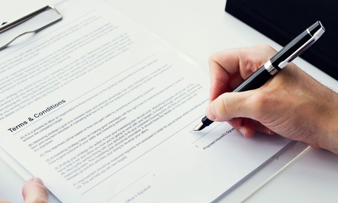 signing a sale and purchase agreement